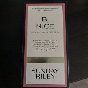 NEW Sunday Riley B3 Nice Niacinamide Serum